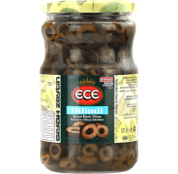 merkanto product МАСЛИНИ ЕСЕ ЧЕРНИ НАРЯЗАНИ 720 ГР. БУРКАН image 