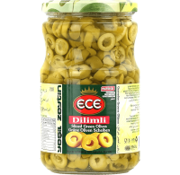 merkanto product МАСЛИНИ ЕСЕ ЗЕЛЕНИ НАРЯЗАНИ 720 ГР. БУРКАН image 
